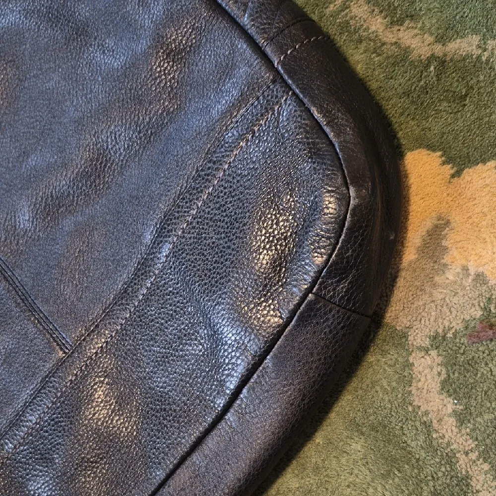 Coach Black Pebbled Leather Crossbody Bag